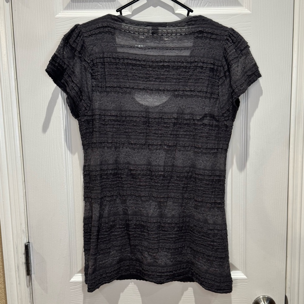Banana Republic Women’s Large Lace Blouse w/ Cami Grey - Picture 2 of 8